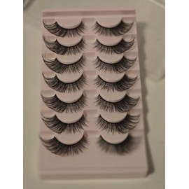 7 Pairs Foxy Cat Eye 3D Faux Mink Lashes – Fluffy, Full, and Fierce