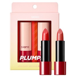 Siero Cosmetics Gelash Lip Kit 01 Red 3.3g + Marsala 3.3g, 1 piece, Red 3.3g + Marsala 3.3g, / 시에로코스메틱 젤러시 립 키트 01 레드 3.3g + 마르살라 3.3g, 1개, 레드 3.3g + 마르살라 3.3g,