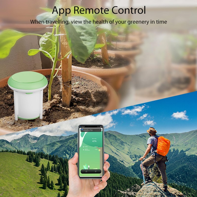 Smart Soil Moisture Meter: Zigbee Soil Tester with Moisture/Temperature Sensor,