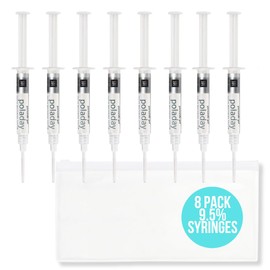 PolaDay Teeth Whitening 9.5% - PolaDay Teeth Whitening Gel w/SDC Pouch for Storage (8 Tubes Total)
