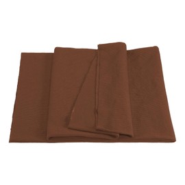 MECCANIXITY 39" Elastic Cuffs Ribbed Trims Cotton Fabric Knit Rib Stretch Tape Cuff Sleeve Waistband for Sewing, 24" Wide Light Brown