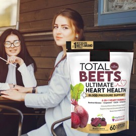 Total Beets Healthy Energy Support,Beet Root Supplement Soft Chew 60Pcsâ—†