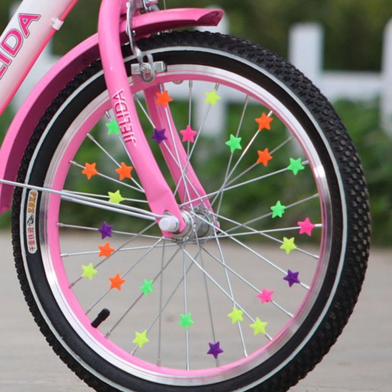 Random Style Star & Moon Beads Spoke Accessories Plastic Clip