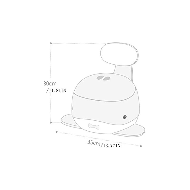 Potty Training Toilet with Lid and Removable Container Easy Clean