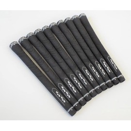 WOWWOW MC Rubber Golf Grip 60R No Backline BK Competitor High Quality Heavy Duty (Set of 2)