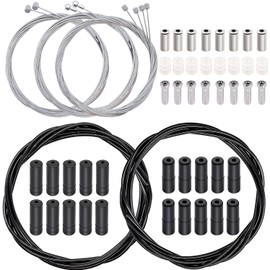 mxuteuk Bicycle Brake Cable Shift Cable Bike Cable Housing Kit Bike Brake Cable Kit Bicycle Transmission Line for Bicycle Mountain Road Bike Repair