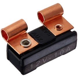 Bussmann CBF-10 Circuit Breaker (Type II, Glass Fuse Style Automotive - 10 A), 1 Pack
