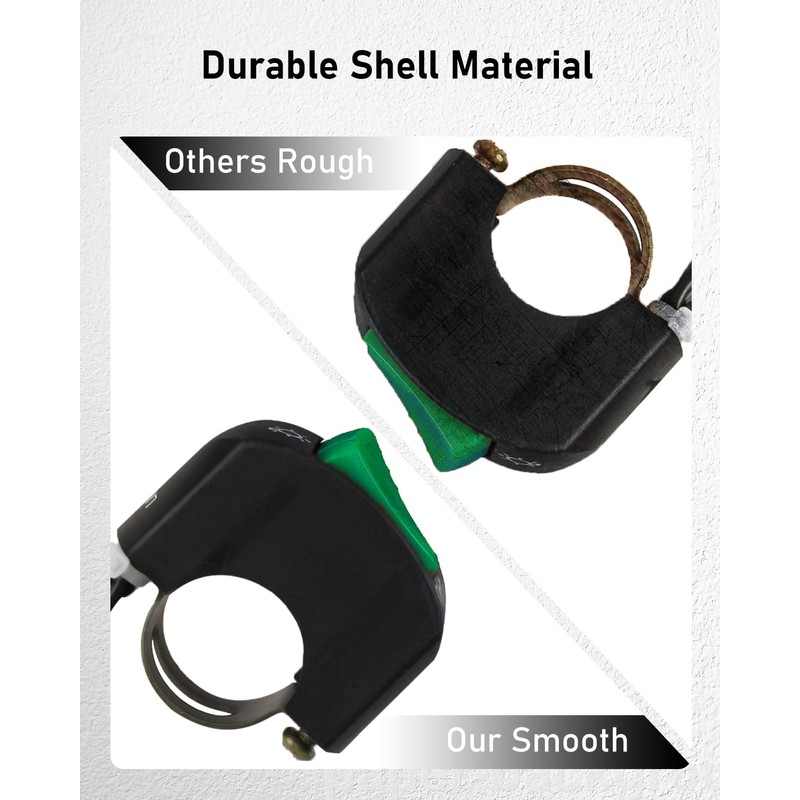 Belinous 7/8" Handlebar Switch for Motorcycle, ATV, etc, Waterproof Motorcycle