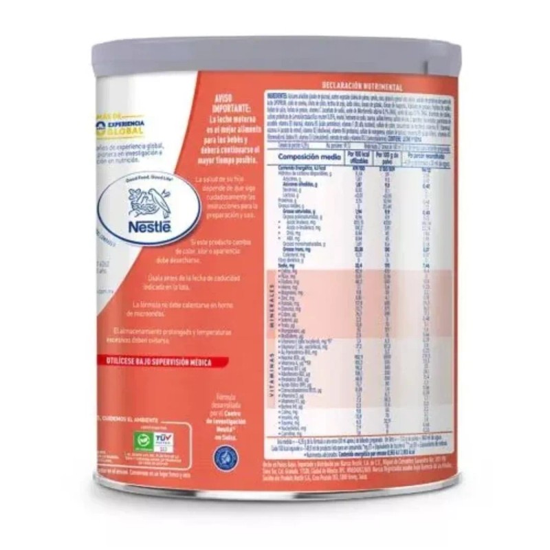 Nestlé INFANT FORMULA NAN EXPERT-PRO 0-24 MONTHS LACTOSE FREE 14.11oz.