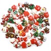WELANE Christmas Resin Charms, 50 PCS Mini Christmas Santa Claus,
