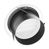 6-inch ABS Vent Cover, White Round Soffit Exhaust Cover Louver