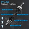 CAROCK FWD Front CV Axle Shaft Assembly Compatible with Honda