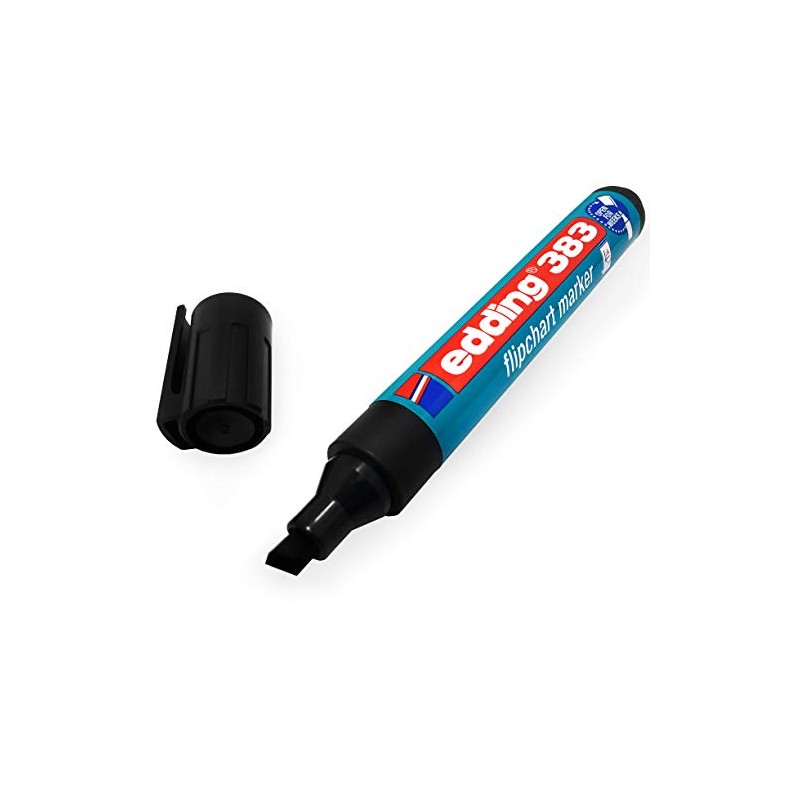Edding 383 Flipchart Marker Chisel Tip 1-5mm Black Ref 383