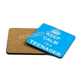 Keep Calm I'm a Teenager Coaster (Blue) By FT.