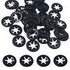 AUXBC 50Pcs Internal Tooth Lock Washers Set, M5x14mm Star Push