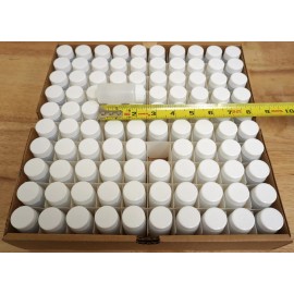 WHEATON Lot (100) Wheaton 20Ml Plastic Sample Vials - 986700 Pk100