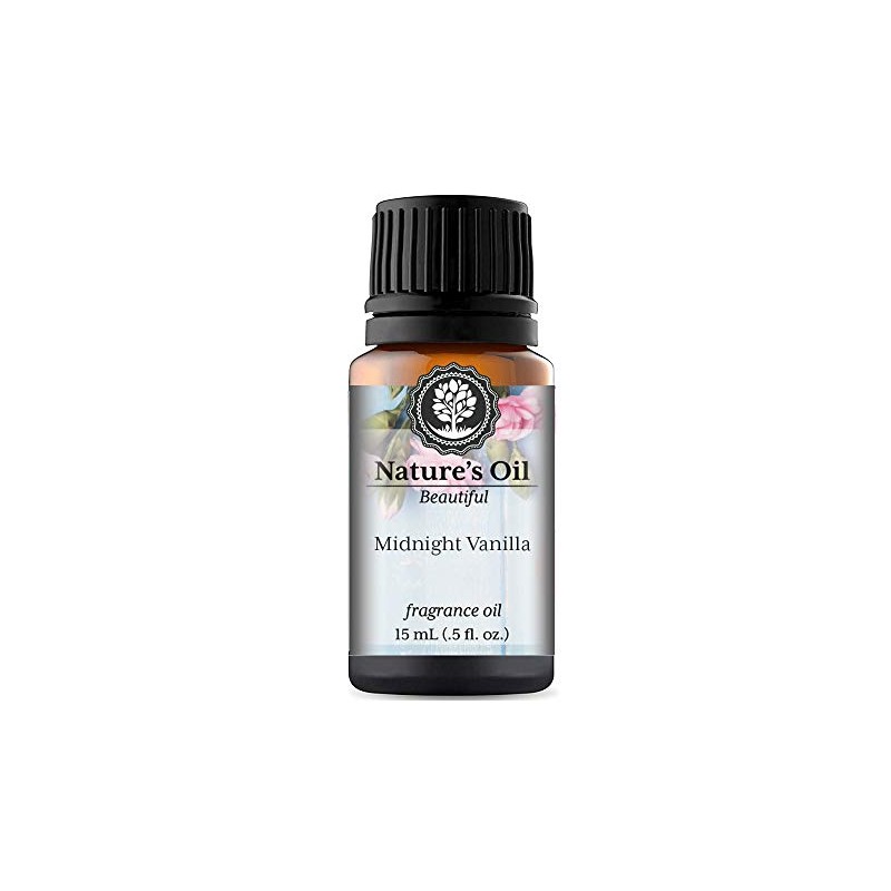 Midnight Vanilla Fragrance Oil (15ml) for Perfume, Diffusers, Soap Making,