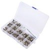 Punk Rivets Bucket Shape Spikes Zinc Alloy Craft Making Accessories
