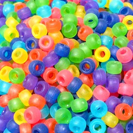 Mami-Kobo Acrylic Beads, Extra Large Beads, 0.2 x 0.4 inches (6 x 9 mm), Approximately 500 Pieces, Handmade Parts, Accessory Parts, Crafts, Materials, DIY, Yume Cute, Fairy Tale Gel Nails, Crunchy,