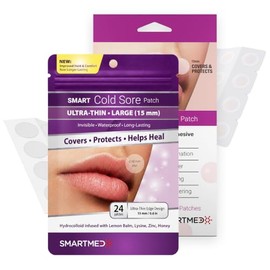 Smartmed Parche Tratamiento Olor Frío Duo Grande Ultra Fino 15mm Delgado 12mm Parches