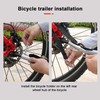Bicycle Trailer Coupling Bicycle Tow Bar Coupling Adapter Dog Trailer