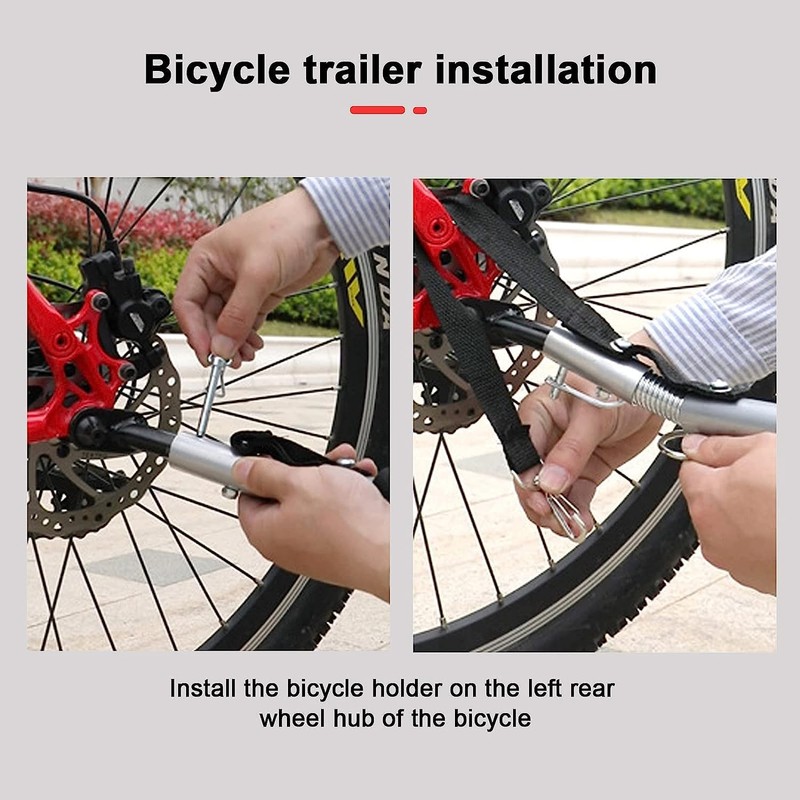 Bicycle Trailer Coupling Bicycle Tow Bar Coupling Adapter Dog Trailer