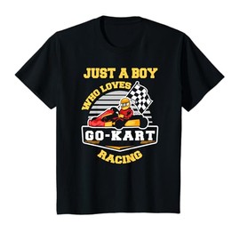 Kids Go-Kart Shirt Funny Boy Go Kart Racing Quote Go-Kart Racer T-Shirt
