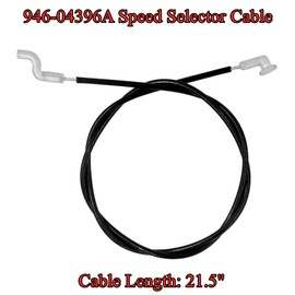 Wanotine 946-04396A Speed Selector Cable for MTD 746-04396 746-04396A, Fits MTD Cub Cadet Craftsman Troy-Bilt Ryobi Yard Man Snowblower Snow Thrower