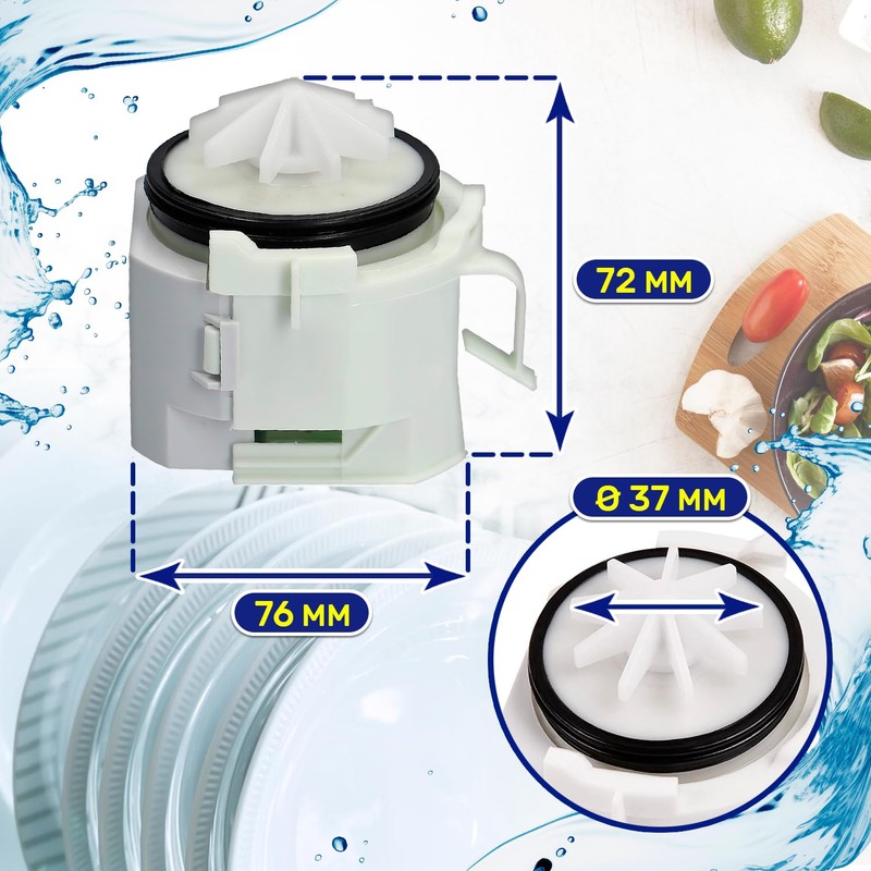 Drain Pump for Dishwasher BLP3 01/003 475.190 54V 55Hz with