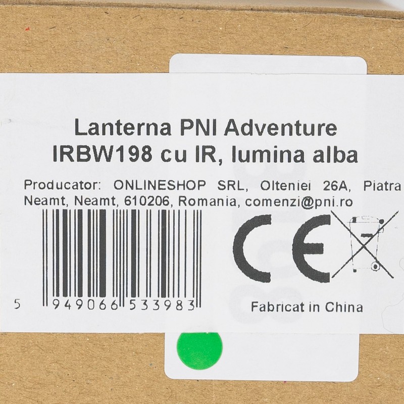 PNI Adventure IRBW198 Focus Li-ion 3000mAh IR850 IR940 and White