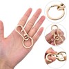 Hapeper Keychain Key Clips Metal Key Ring Key Chain Rings