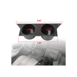 3rd Third Gen Camaro Dual Cup Holder Compatible with 1982-1992 Chevy Camaro,Black Cup Holder,Leak Proof, Removable,for Center Consoles with Automatic transmissions ONLY.