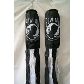 POW MIA Military Windsock Polyester Outdoor Decor