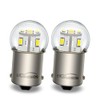 Ruiandsion 2pcs 1156 LED Bulb 6V BA15S P21W 7506 White