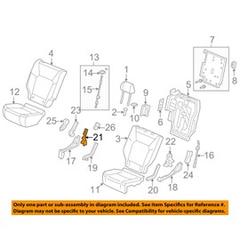 Honda Genuine (81338-SZA-A01ZA) Seat Bracket Cover