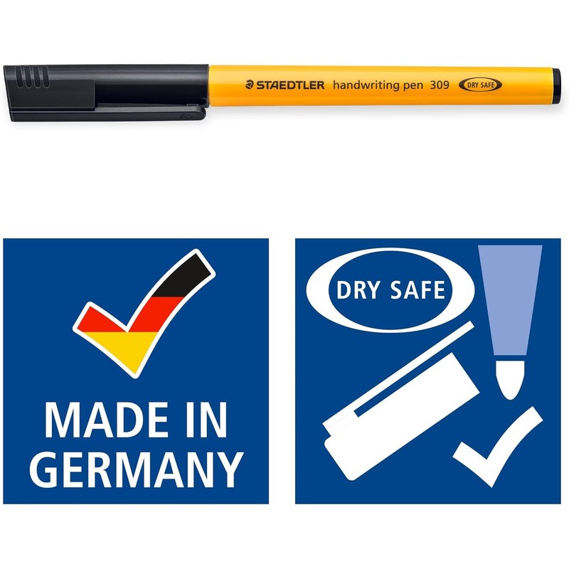 STAEDTLER 309 Handwriting Pen - 0.6mm Nib - Home, School,