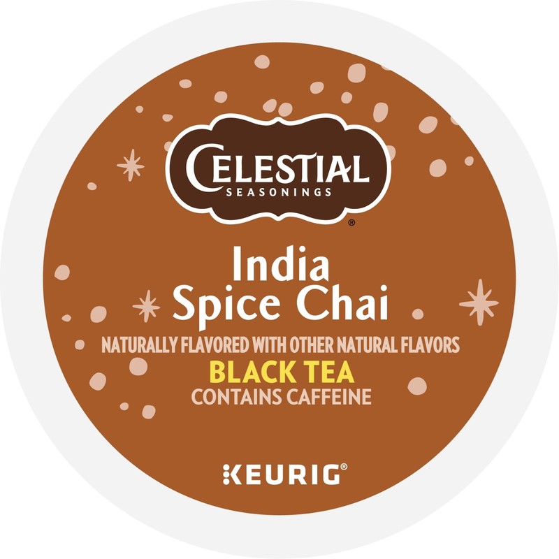 Celestial Seasonings India Spice Chai Keurig Single Serve K-Cup Pods,
