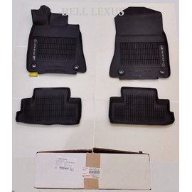 LEXUS OEM FACTORY ALL WEATHER FLOOR MAT LINER SET 2015-2018 RCF RWD BLACK
