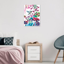 Fine Art Canvas Luminous Love Canvas Wall Decor by Artist Carissa Luminess for Living Room, Bedroom, Bathroom, Kitchen, Office, Bar, Dining & Guest Room - Ready to Hang - 15 in x 20 in
