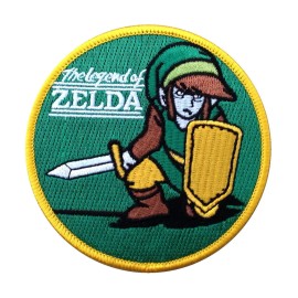 THE LEGEND OF ZELDA  EMBROIDERED 3.5 INCH IRON ON PATCH