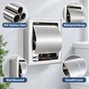 304 Stainless Steel Toilet Paper Holder – Waterproof Black Wall-Mounted