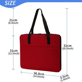 JOYMOMO Toy Car Organizer Carrying Case Compatible with Matchbox Cars, Portable Carrying Container Carrier Holder Fit for 52 Toy Car Storage (Toy Cars Not Included) (52 Slots Red)