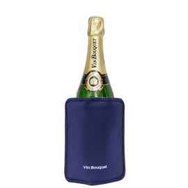 VB VIN BOUQUET FIE 646 Adjustable Elastic Band Cool Bag Original Cooler Cover Blue