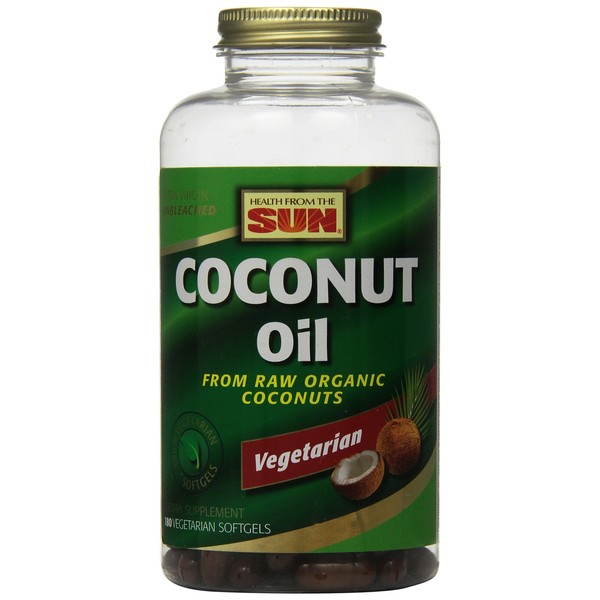 Nature's Life Coconut Oil Vegetarian, Vegan Softgel (Btl-Plastic) 1000mg | 180ct
