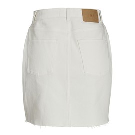 JACK & JONES Women's Jjxx Jxhazel Short Skirt Hw Rh AKM Denim Ln Skirt, Ecru/Detail:AKM12