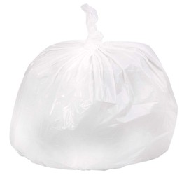 Tuff Trash Bag, Extra Heavy Duty 33 gal. White LLDPE 0.75 Mil. 33 X 39 Inch X-Seal Bottom Twist Tie Coreless Roll, CRW39X - CASE of 150