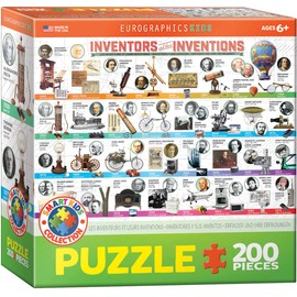 EuroGraphics Great Inventions Jigsaw Puzzle (200-Piece)