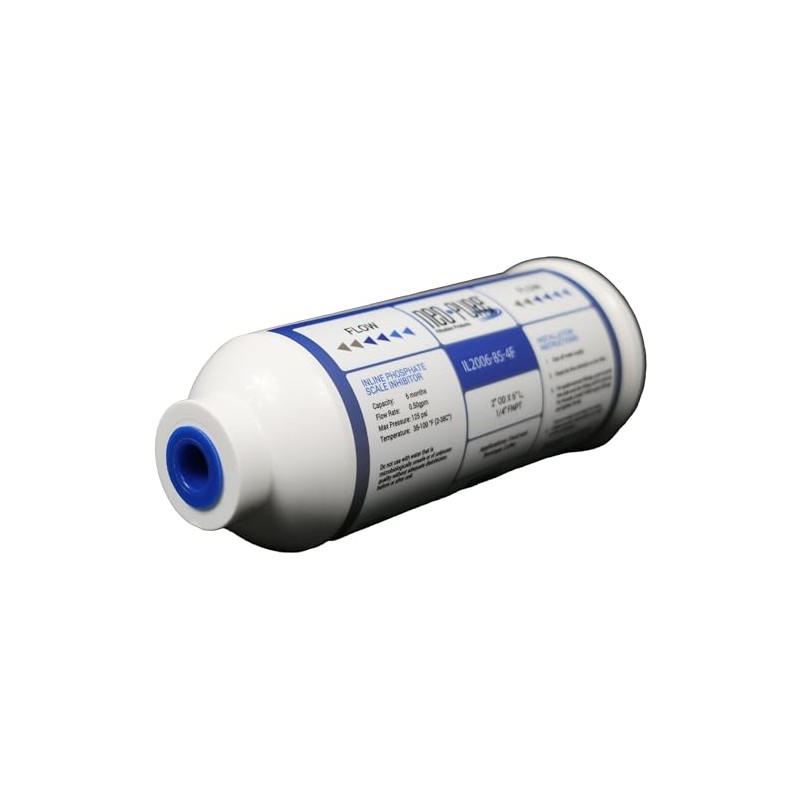 Neo-Pure 2" x 6" Inline Phosphate Scale Inhibitor Water Filter