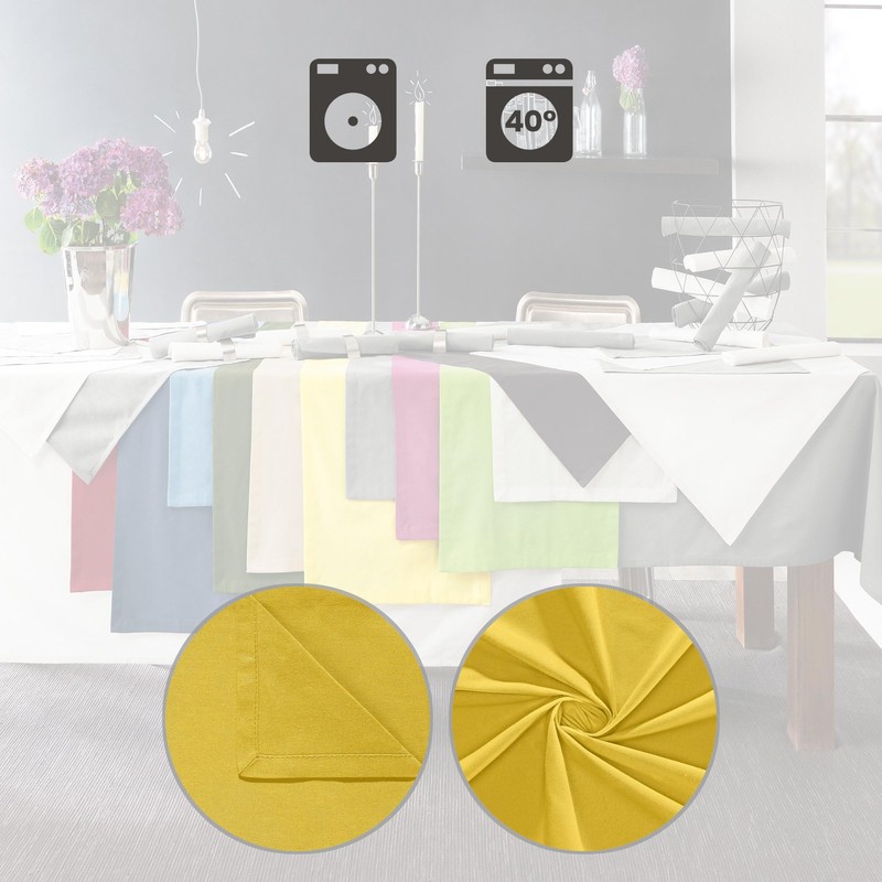 Redbest table linen, tablecloth, table cloth, table runner, plain