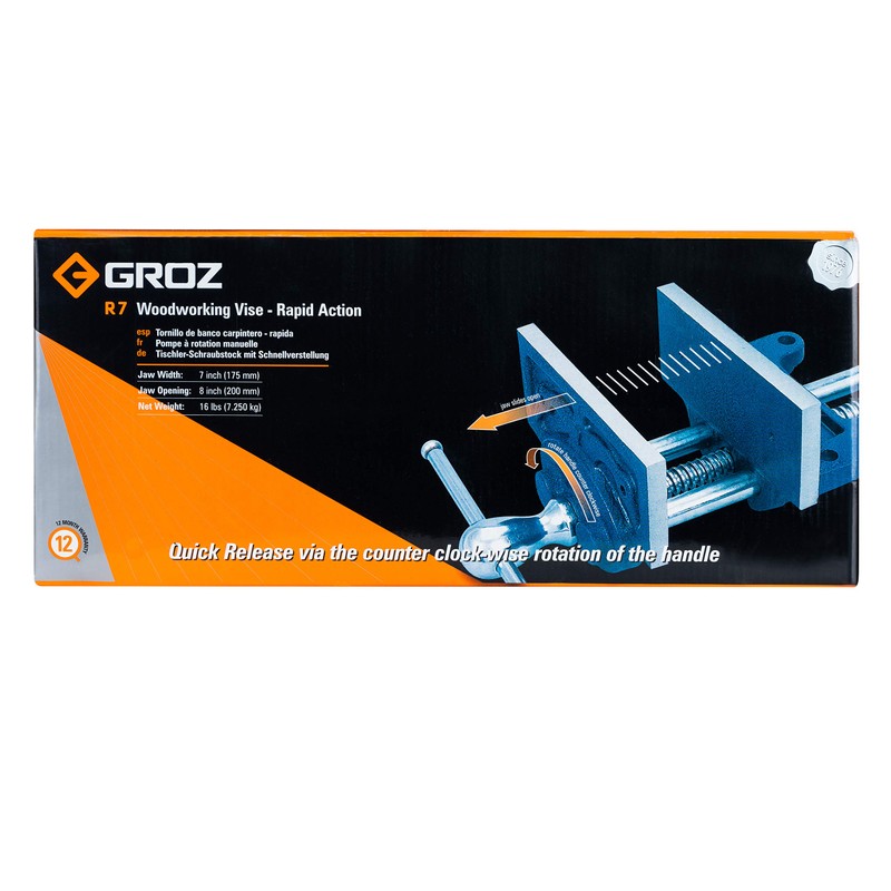 Groz 39011 Quick Release Woodworking Vise